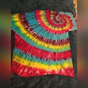 Colorful Tie-Dye Mens T‎ Shirt. Sz.L